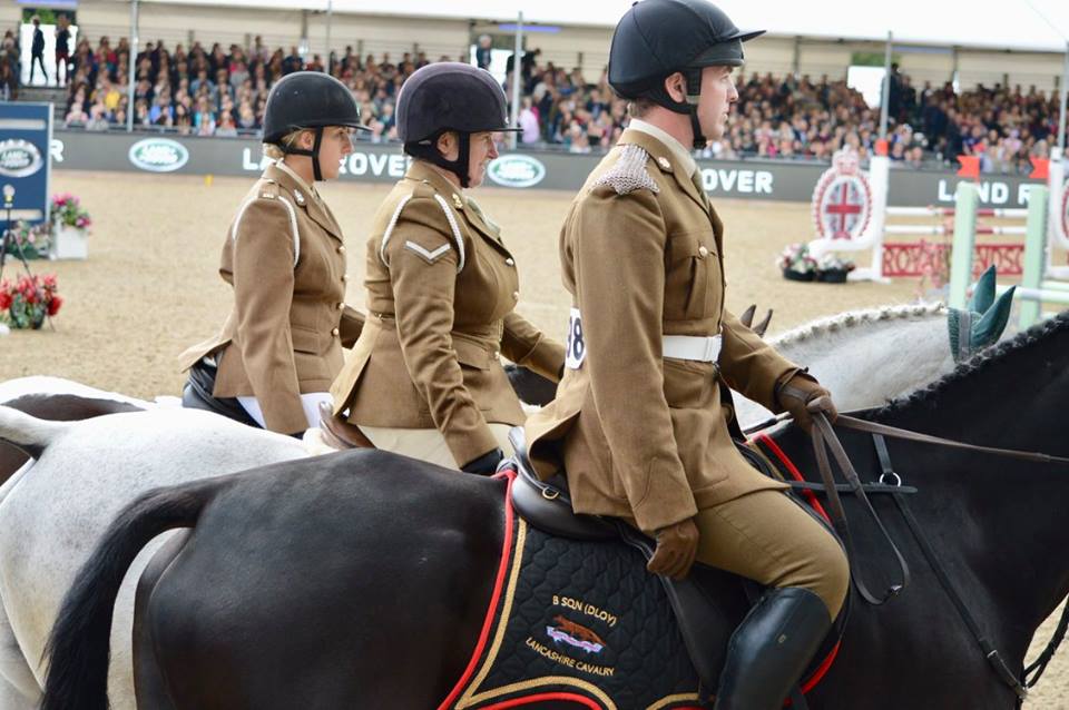 Featured image for “Queens Own Yeomanry Trooper Show Jumps Before the Queen”